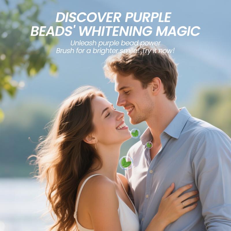 Nueva pasta dental intensiva 7-Pro | Fórmula morada mejorada con 7 probióticos | Reparación profunda del esmalte y frescura duradera - KY