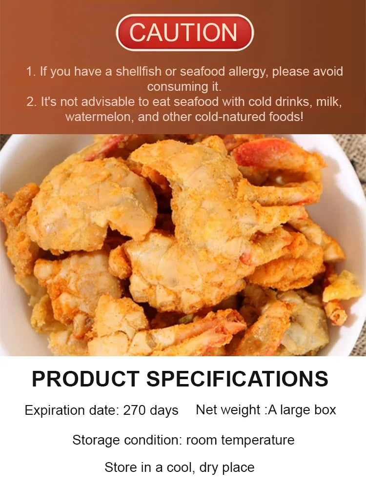 Alaskan Snow Crab Ready-to-EatCrispy Crab-Lily