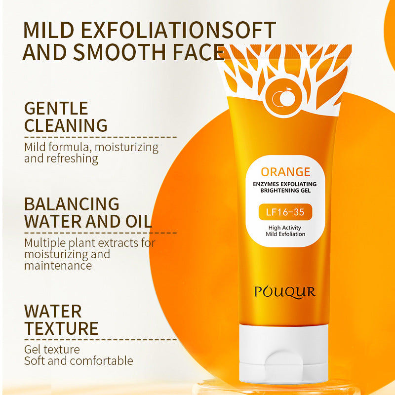 Orange Exfoliating Gel, Suitable for Both Men and Women-3LY