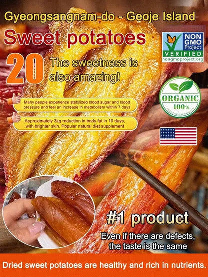 Soft and Sweet Skin-On Dried Sweet Potato-Lily