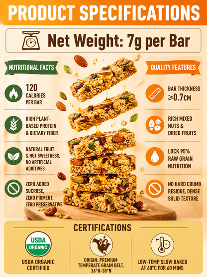 🥚Oat Protein Granola Bars Low Calorie Snack-Lily