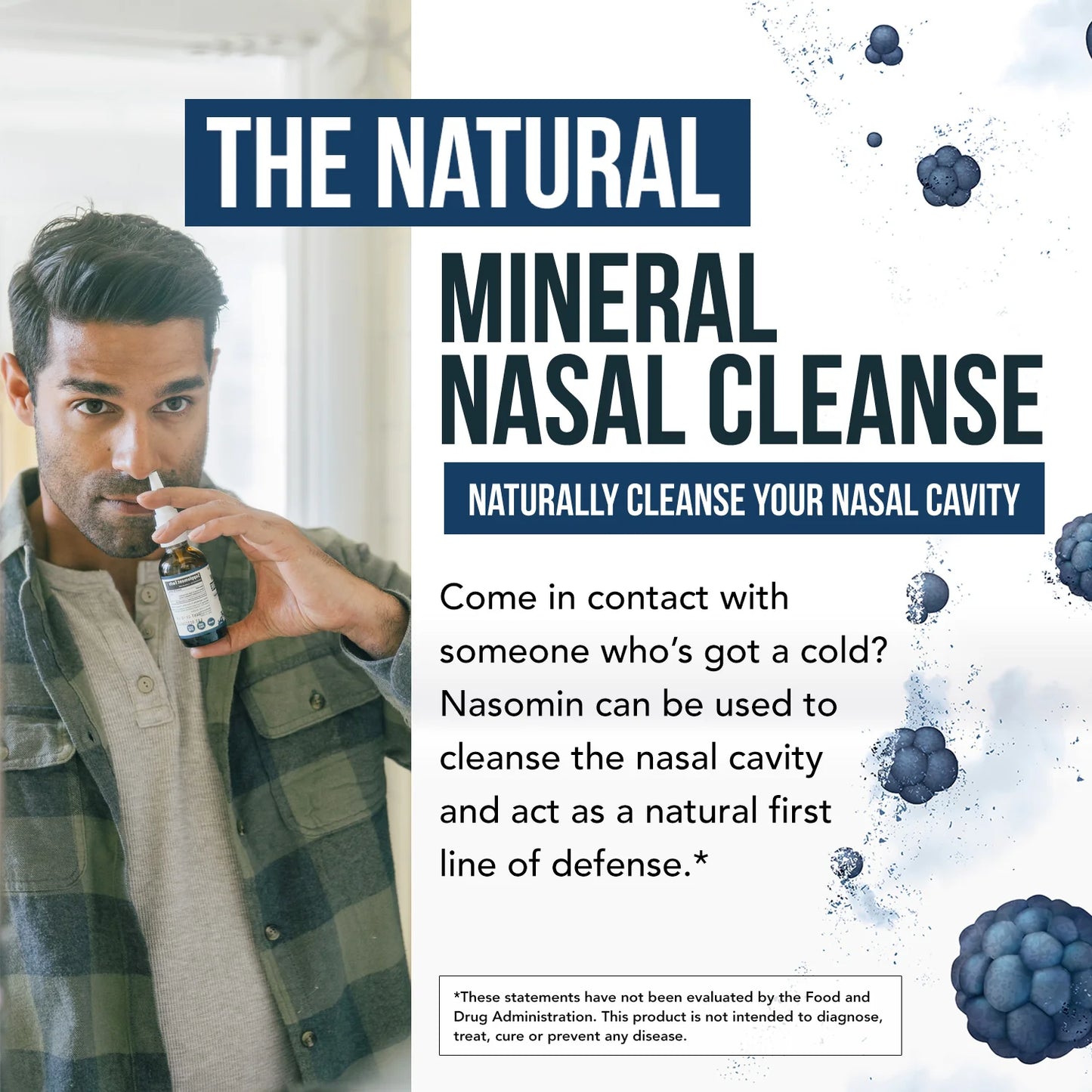 Nasomin Nasal Cleanse Naturally & Safely Cleanse Your Nasal Cavity-KY