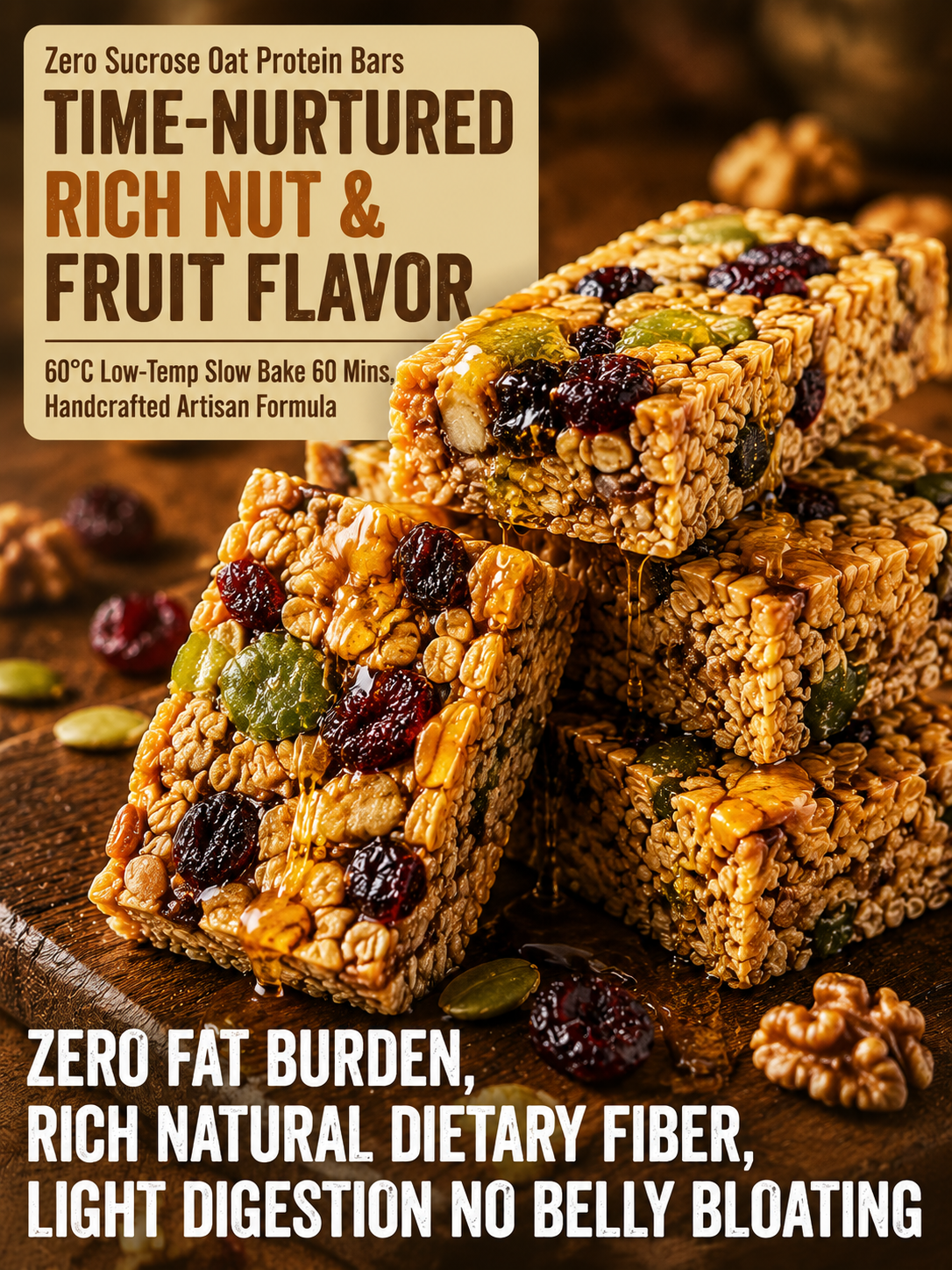 🥚Oat Protein Granola Bars Low Calorie Snack-Lily