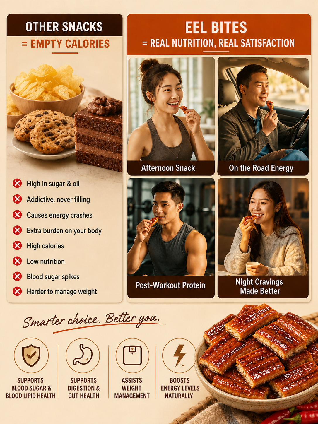🐟️High-Protein Eel Strips — Better suited for people with obesity, high blood sugar, high blood pressure, diabetes, or insomnia-918