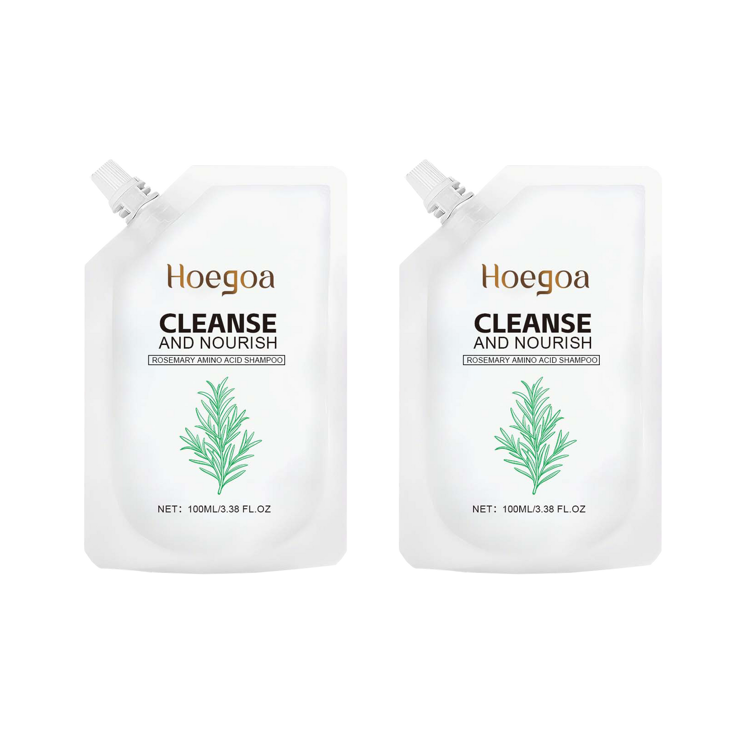【Buy one Get one Free】 HOEGOA Rosemary Anti-Hair Loss Shampoo-A