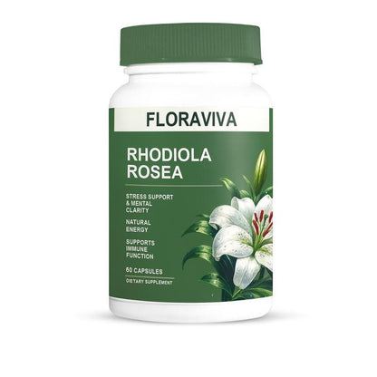 Extracto de Rhodiola Rosea para el estrés, la energía y la concentración - Adaptógeno natural [500 mg] - KY 