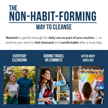 Nasomin Nasal Cleanse Naturally & Safely Cleanse Your Nasal Cavity-KY