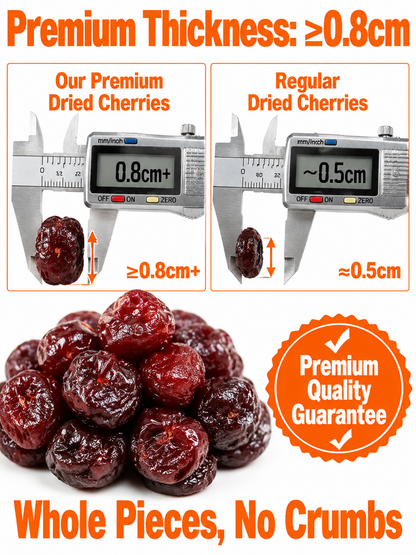 🍒Dried Sour Cherry Snacks, Natural Pitted Fruit Treats-Lily