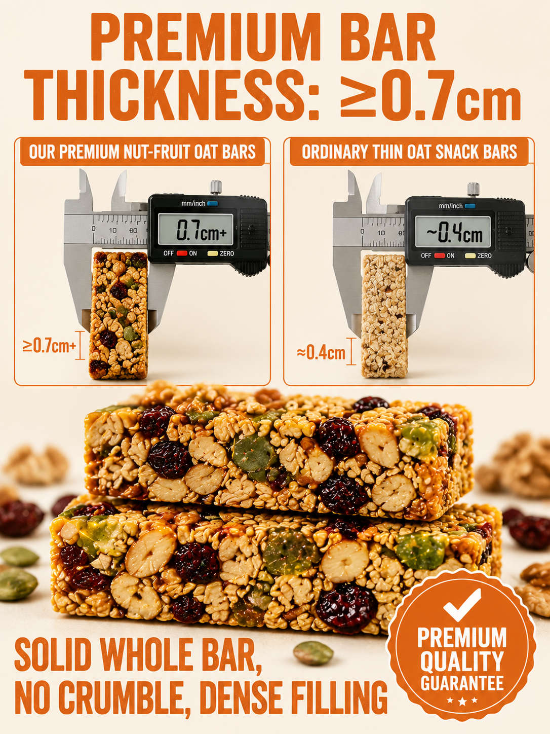🥚Oat Protein Granola Bars Low Calorie Snack-Lily