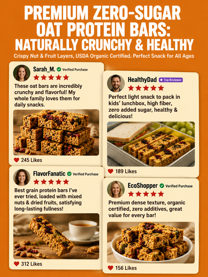 🥚Oat Protein Granola Bars Low Calorie Snack-Lily