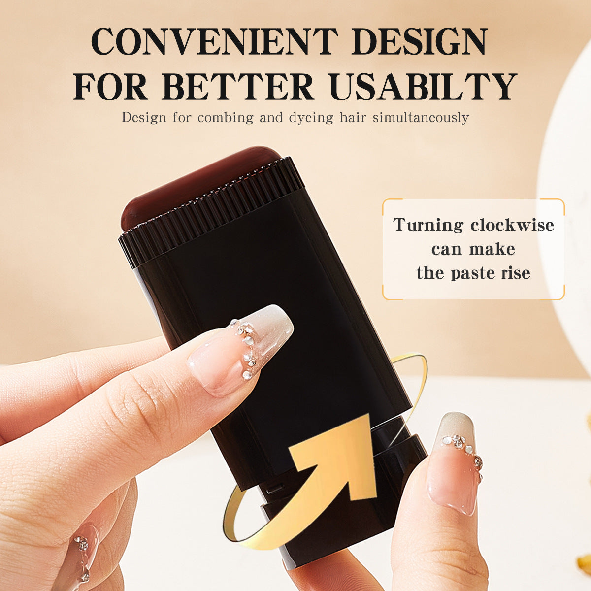 Two-in-One Hair Dye Comb-3LY