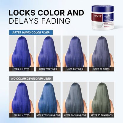 Hoegoa Blue Hair Color Depositing Mask-3LY