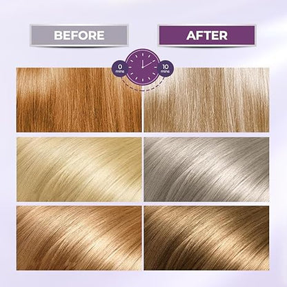 [FallFreshness]Hoegoa Blonde Silver-Gray Highlight Purple Hair Mask-3LY