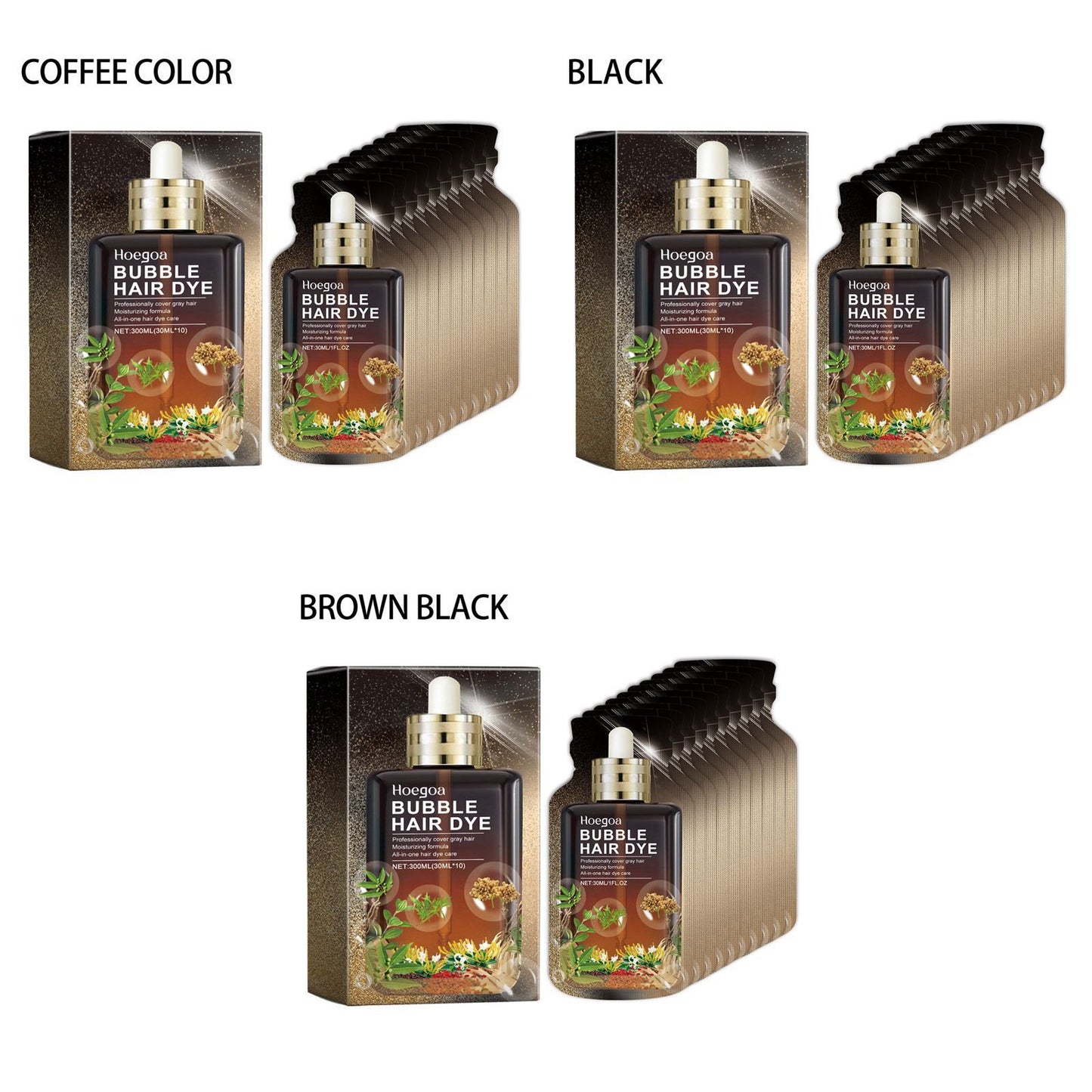 Natural Plant-Based Hair Dye – Suitable for Men & Women-3LY