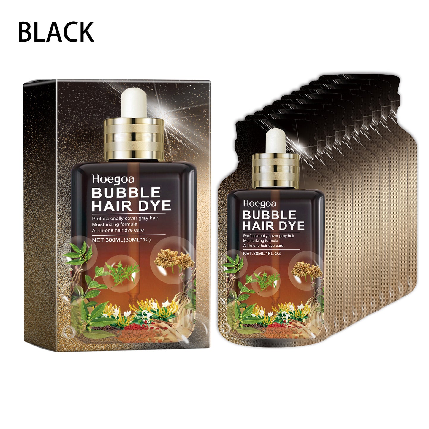 Natural Plant-Based Hair Dye – Suitable for Men & Women-3LY