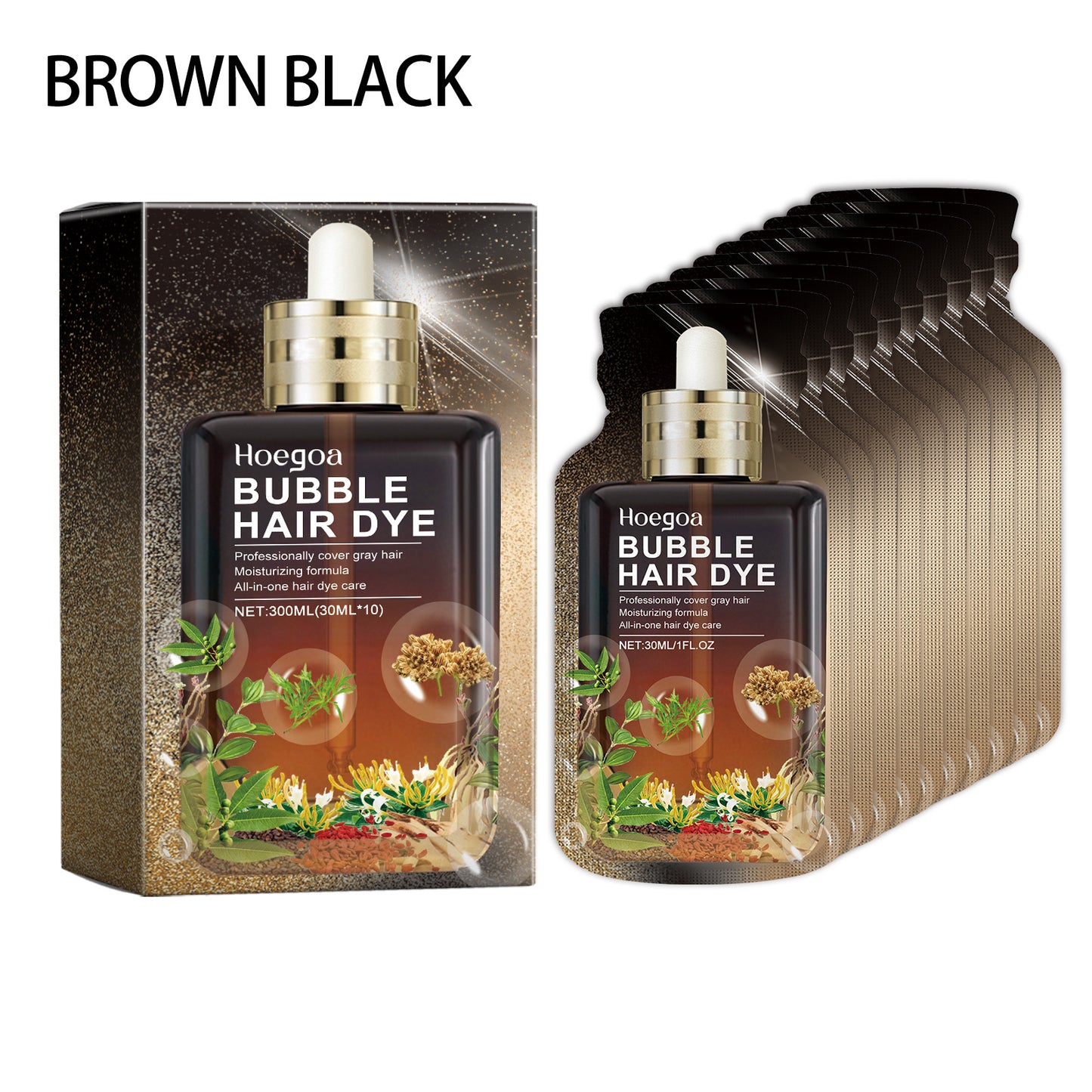 Natural Plant-Based Hair Dye – Suitable for Men & Women-3LY