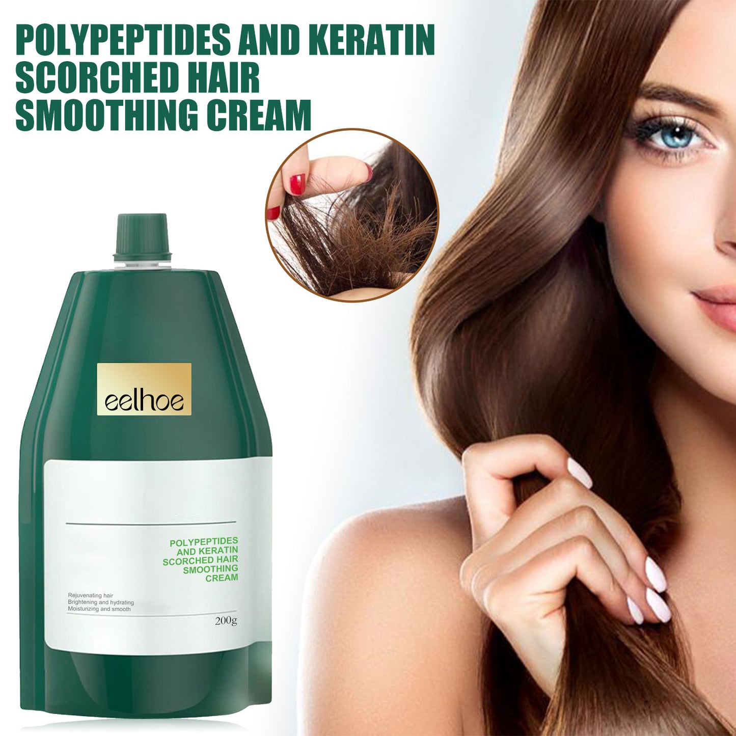 【Buy one get one free】 EELHOE Smoothing Hair Care Repair Cream -A