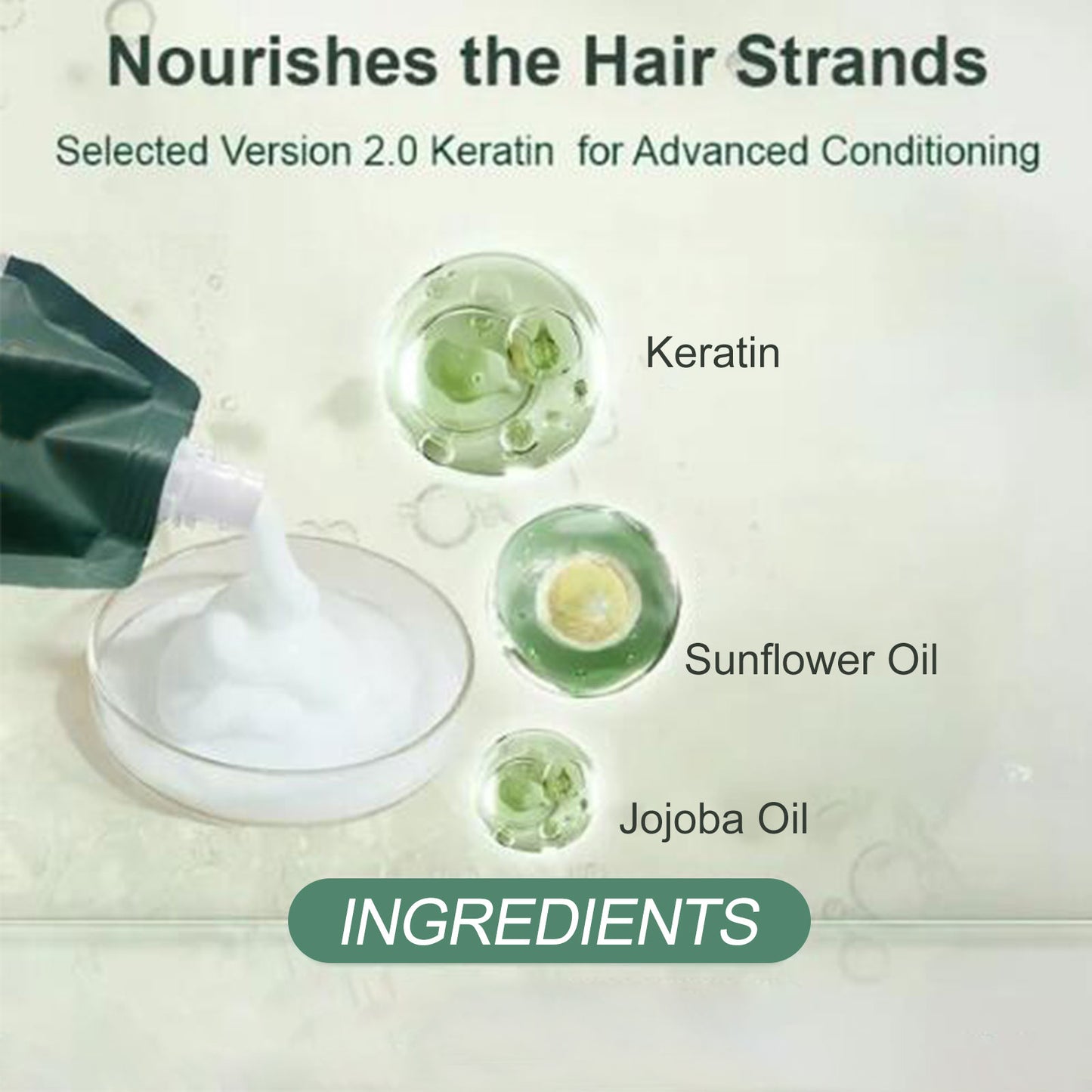 【Buy one get one free】 EELHOE Smoothing Hair Care Repair Cream -A