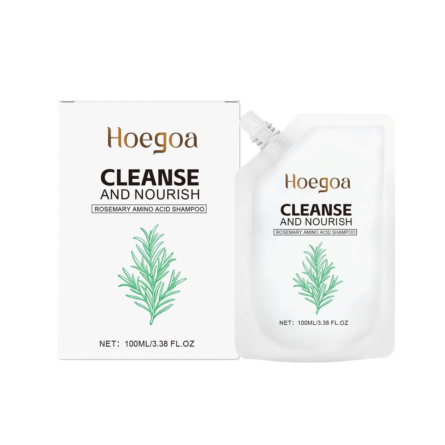 【Buy one Get one Free】 HOEGOA Rosemary Anti-Hair Loss Shampoo-A